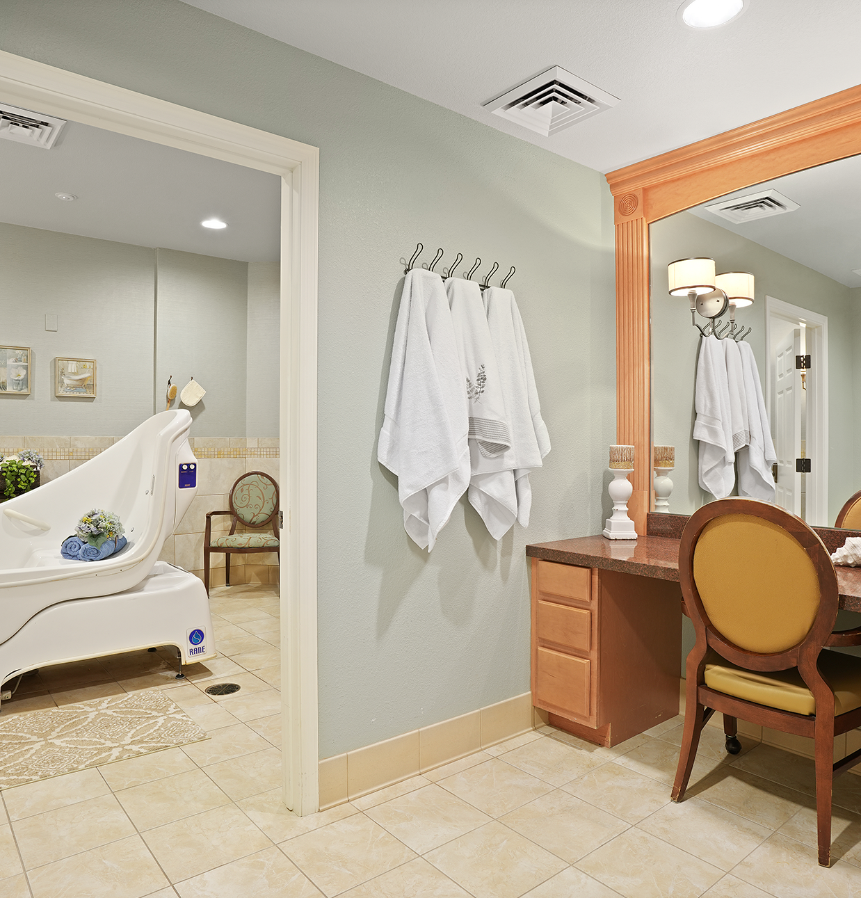 spa Secure memory care facility Waterford