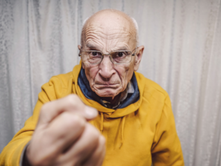 angry dad dementia